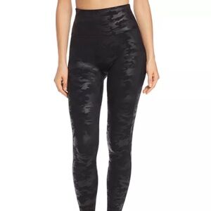 NWT Spanx Faux Leather Camo Leggings